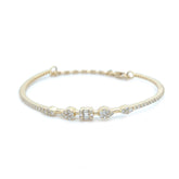 Emerald Diamond Bracelet Yellow Gold 14K - White Carat - USA & Canada